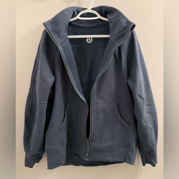 Sold | Lululemon Athletica Blue Scuba Full Zip Oversized - Picture 3 of 7